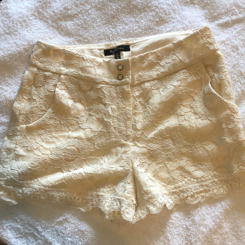 Max and Riley lace shorts